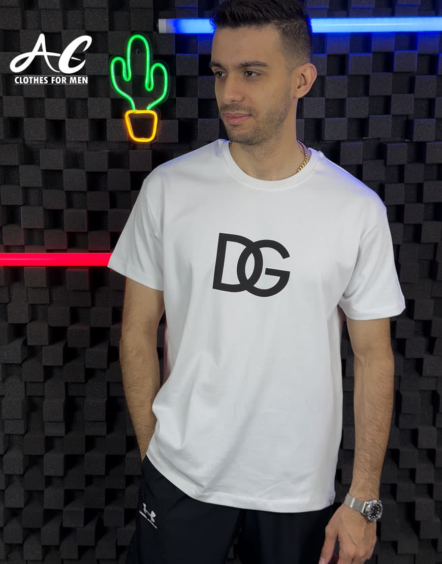 تیشرت آستین کوتاه مردانه دولچه گابانا DOLCE&GABBANA T-Shirt-AC-23298
