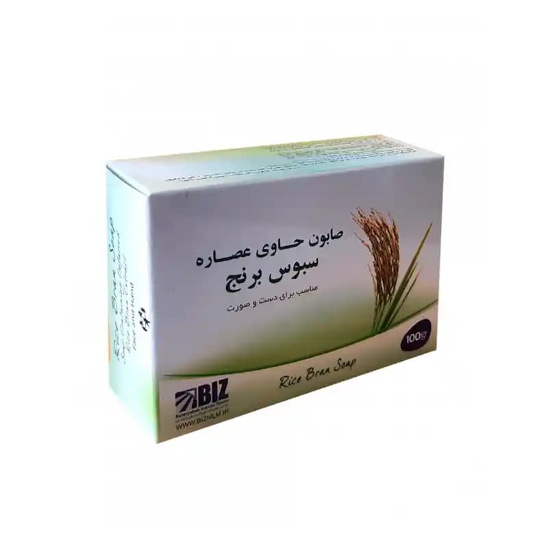 صابون سبوس برنج بیز (Biz) پک 3 عددی مناسب دست و صورت