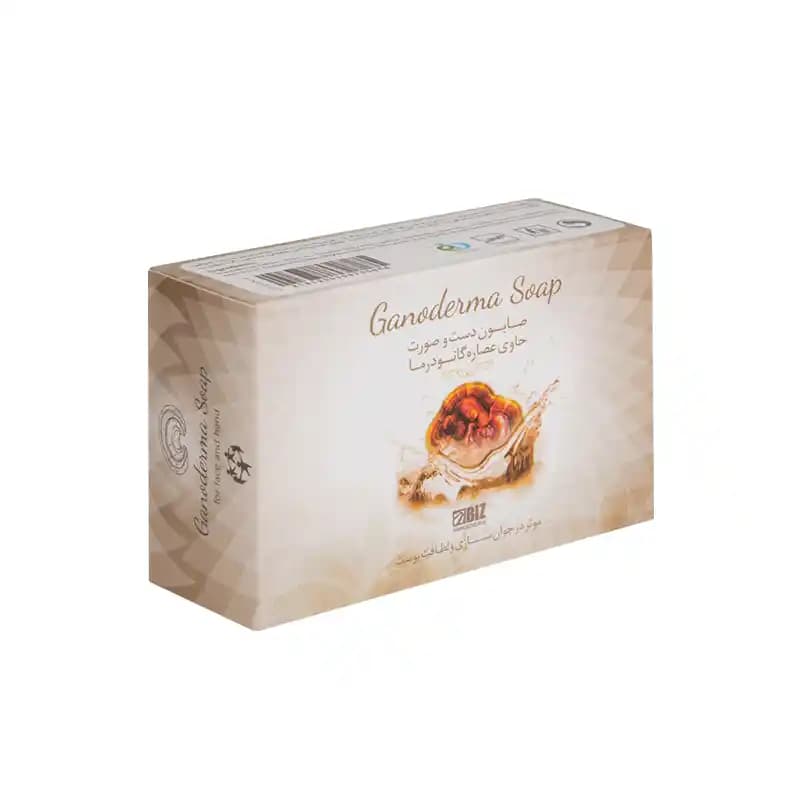 صابون قارچ گانودرما بیز (Biz) 100 گرمی مناسب دست و صورت