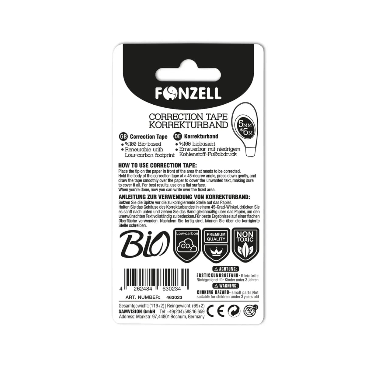 چسب نقطه ای نواری 8mm*10m فونزل (fonzell) — تصویر ۵