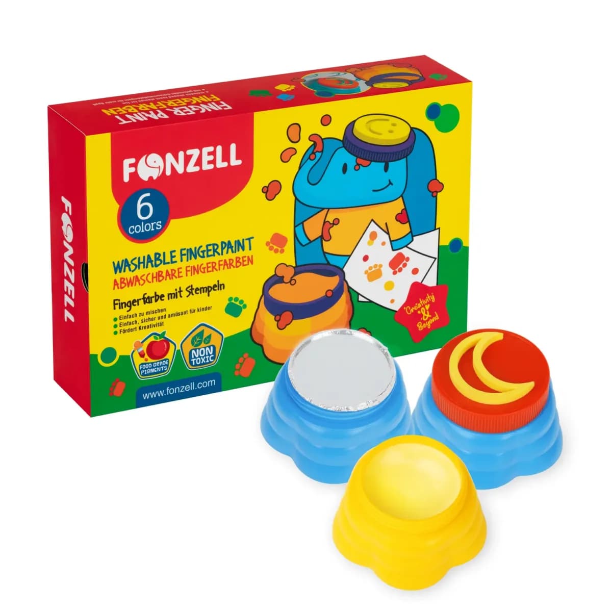 رنگ انگشتی 6 رنگ فونزل کد 685092 (fonzell)