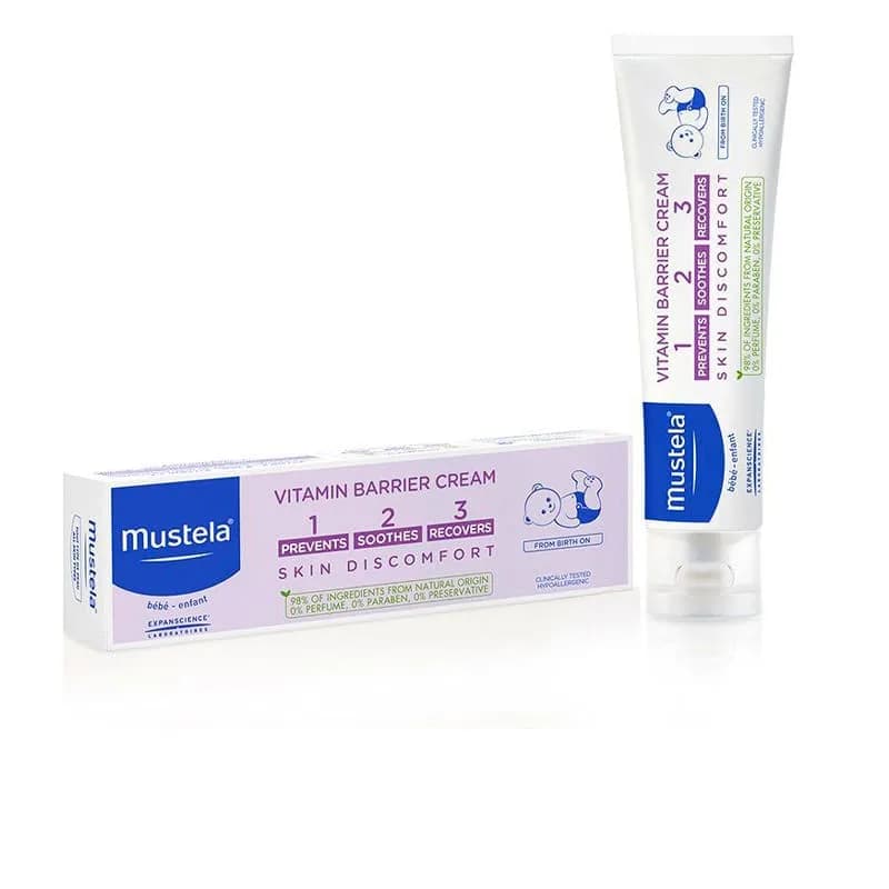 کرم سوختگی محافظ پای کودک بریر VB123 موستلا 100 میل Mustela