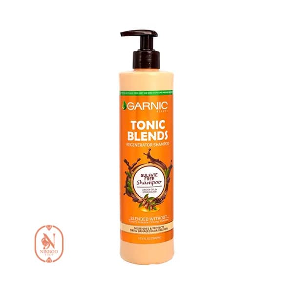 شامپو آرگان شکلات گارنیک مدل TONIC BLENDS حجم 500 میلی لیتر