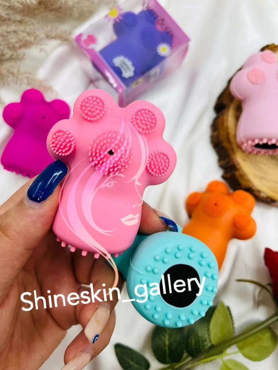 فیس براش عروسکی طرح پنجه گربه