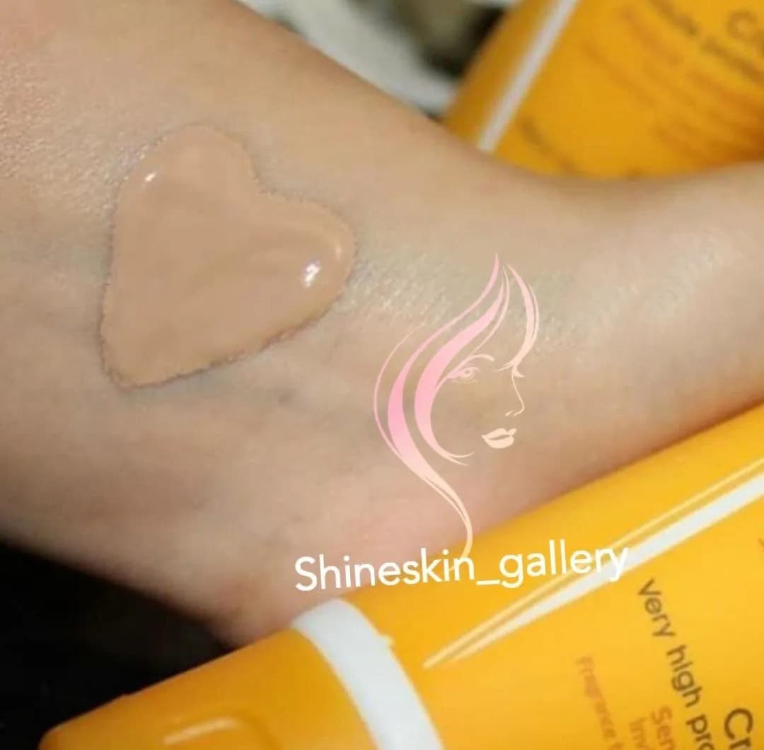 کرم ضد آفتاب رنگ طبیعی spf100 ( دایره کرم ) — تصویر ۴