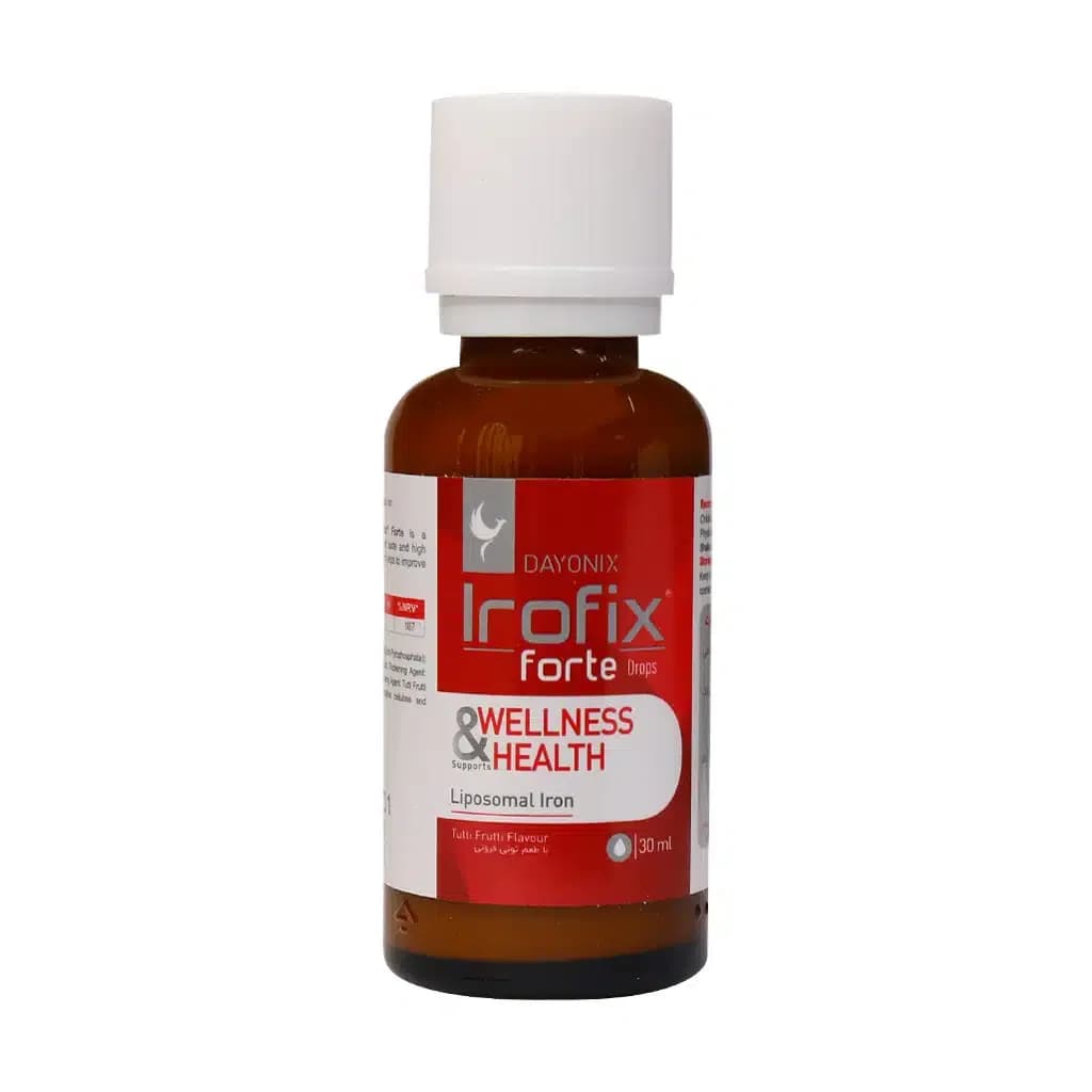 قطره خوراکی آیروفیکس فورت دایونیکس فارما 30 میلی لیتر (Dayonix Irofix Forte) — تصویر ۲