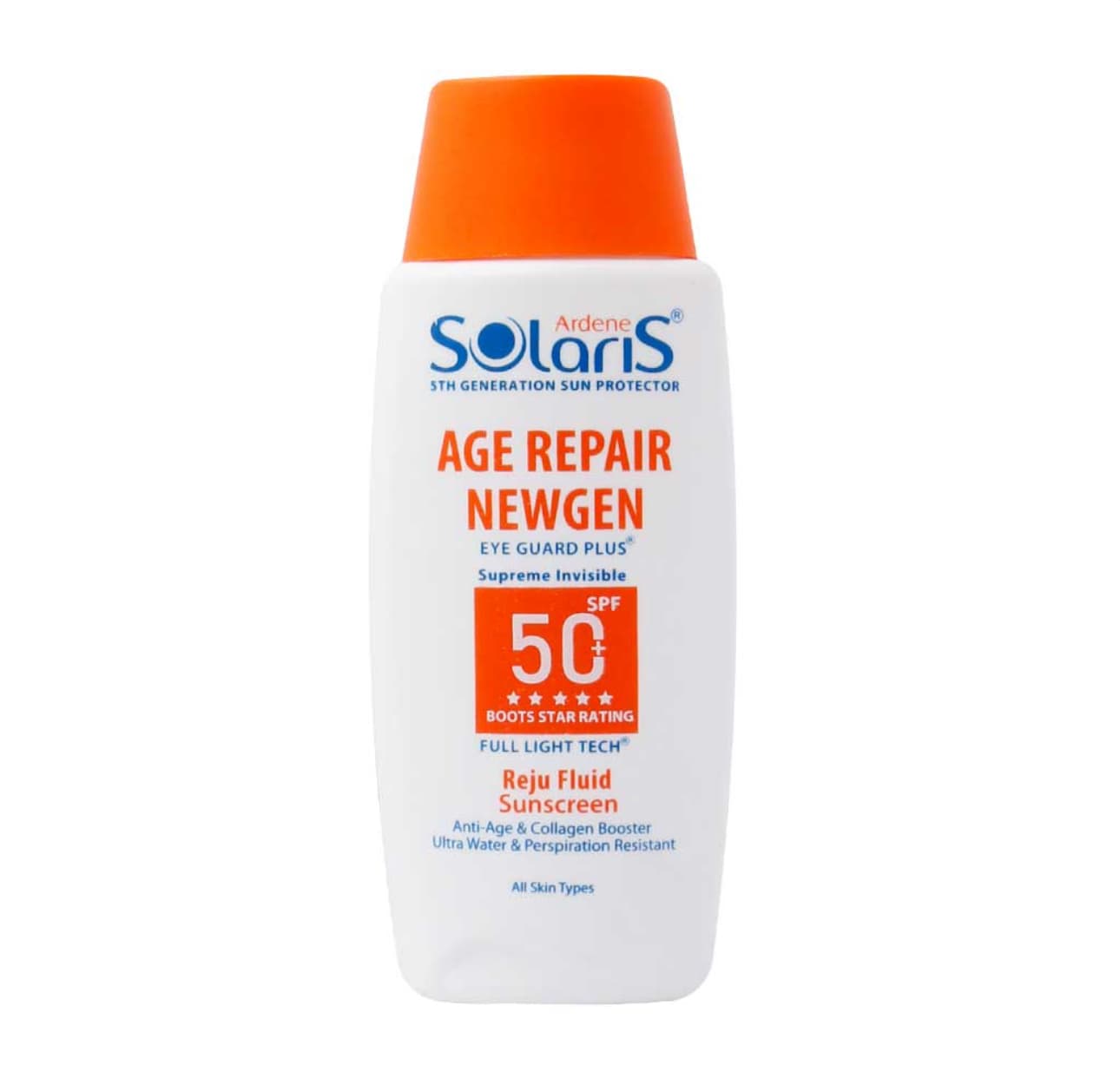 فلوئید ضد آفتاب و ضدچروک SPF 50 100ml سولاریس آردن Ardene Solaris — تصویر ۲