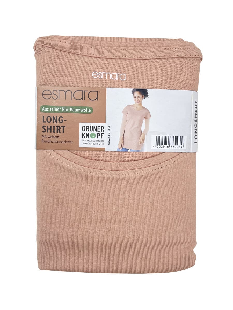 تیشرت لانگ زنانه نخ پنبه ارگانیک اسمارا A243