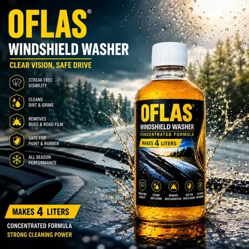 مایع شیشه شوی اوفلاس مدل Windshield حجم 80 میلیلیتر — تصویر ۳