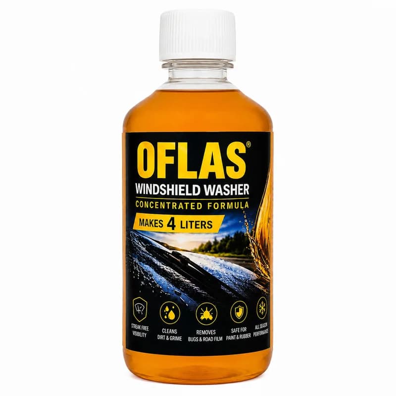 مایع شیشه شوی اوفلاس مدل Windshield حجم 80 میلیلیتر بسته 5 عددی — تصویر ۳