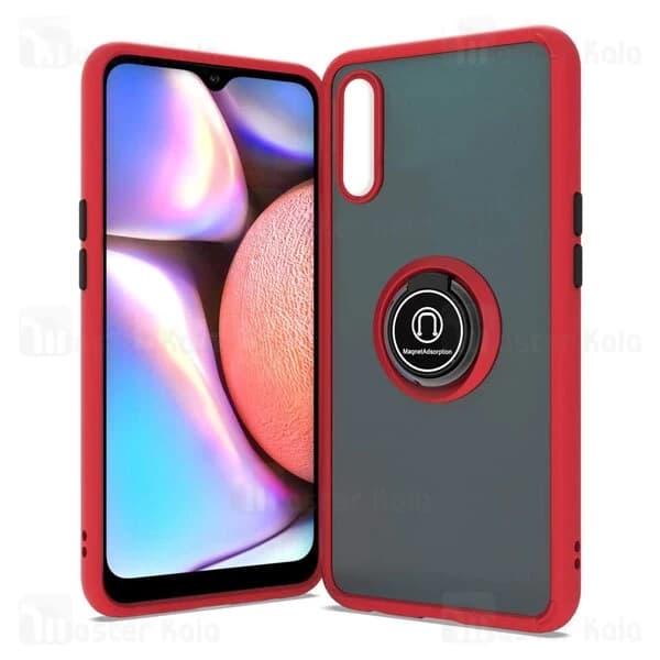 قاب مات هیبریدی انگشتی Samsung Galaxy A01 / A015 Matte Hybrid Ring Case — تصویر ۲