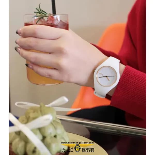 ساعت آیس واچ Ice Glam-White Rose-gold-S37 — تصویر ۳