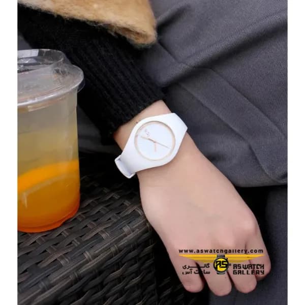 ساعت آیس واچ Ice Glam-White Rose-gold-S37 — تصویر ۷