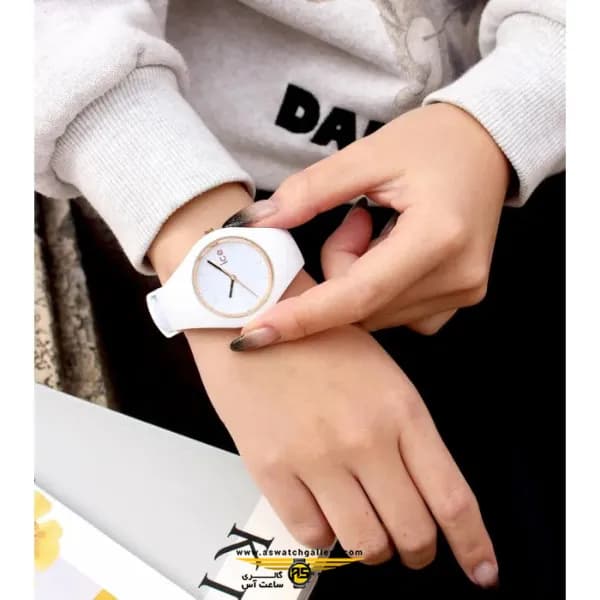 ساعت آیس واچ Ice Glam-White Rose-gold-S37 — تصویر ۲