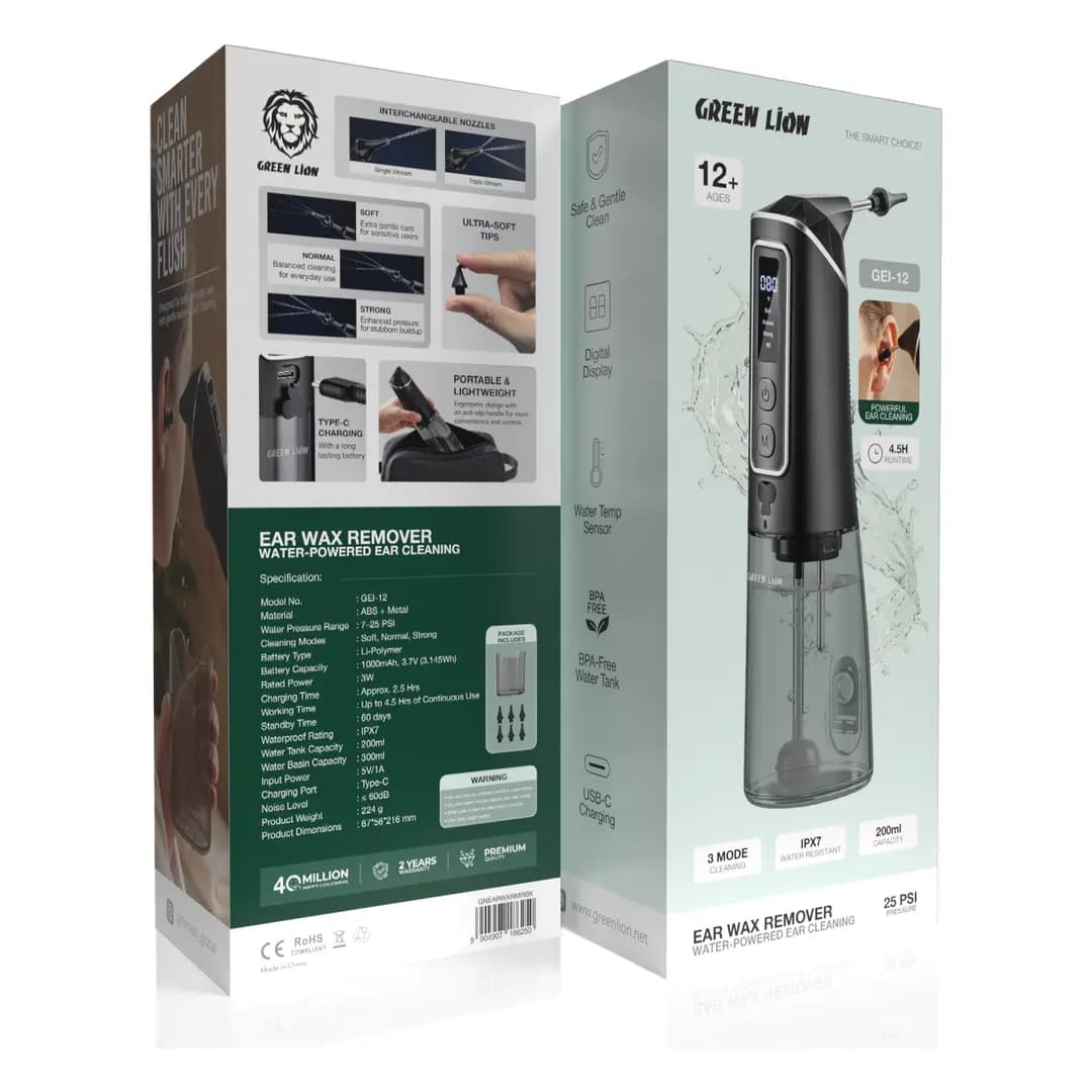 دستگاه شستشوی گوش GEI-12 گرین لاین — تصویر ۲
