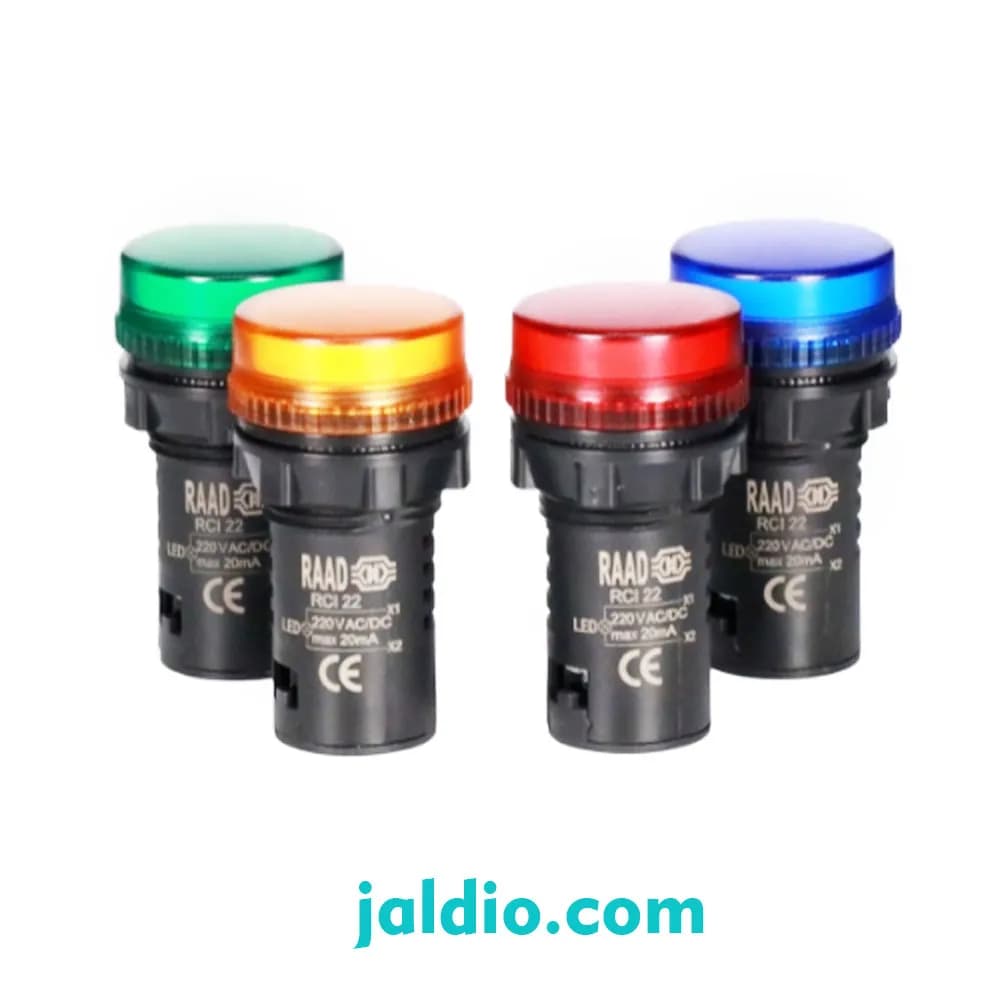 چراغ سیگنال رعد RCI22 24 VAC-DC