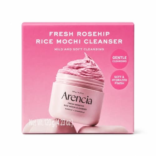 شوینده رز هیپ موچی آرنسیا Arencia Fresh Rosehip Rice Mochi Cleanser | حجم ۱۲۰ گرم — تصویر ۳
