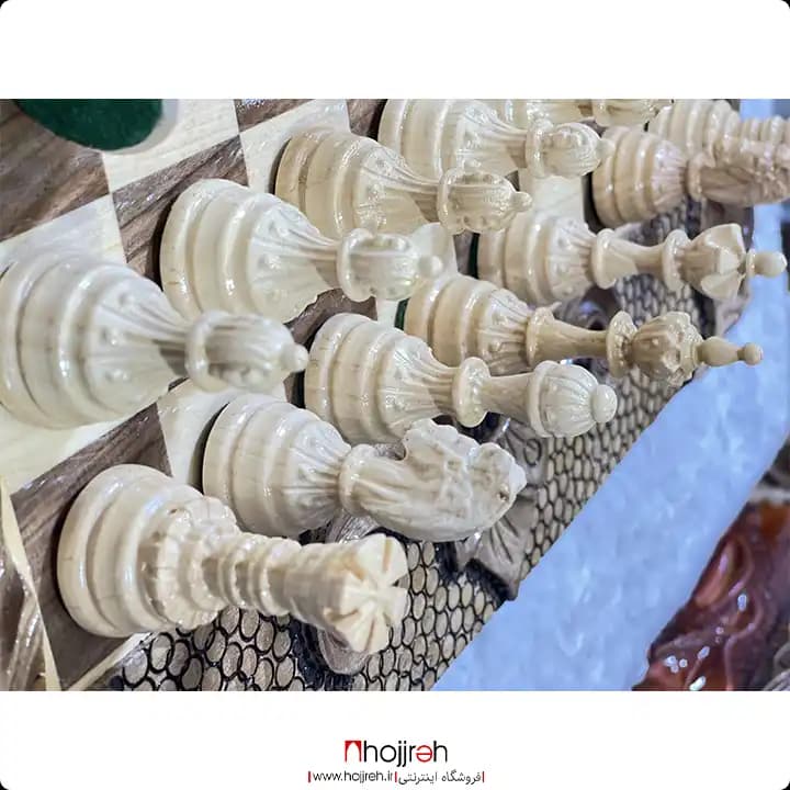 مهره شطرنج چوبی سنگین ماکزیمم سوپر برند شهریار کد TNS81 — تصویر ۳