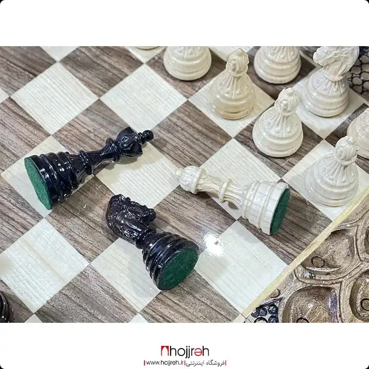 مهره شطرنج چوبی سنگین ماکزیمم سوپر برند شهریار کد TNS81 — تصویر ۲