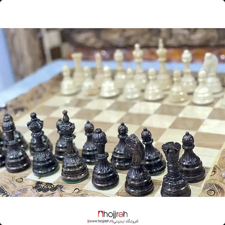مهره شطرنج چوبی سنگین ماکزیمم سوپر برند شهریار کد TNS81
