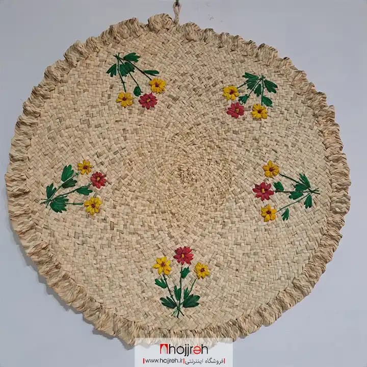 سفره حصیری دور پر چین گلدار کد SNV125