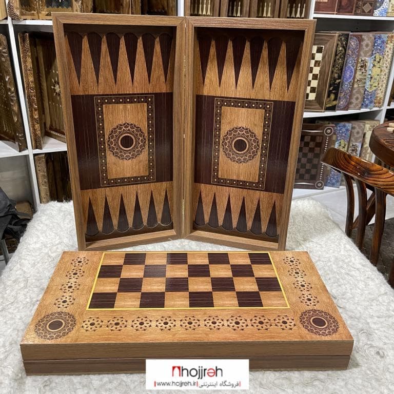 تخته نرد طرح اسلیمی کد TNS622