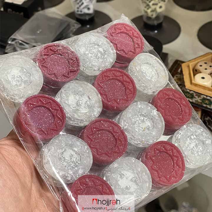 مهره تخته نرد رزینی قطر ۳ سانت قرمز کد TNS45