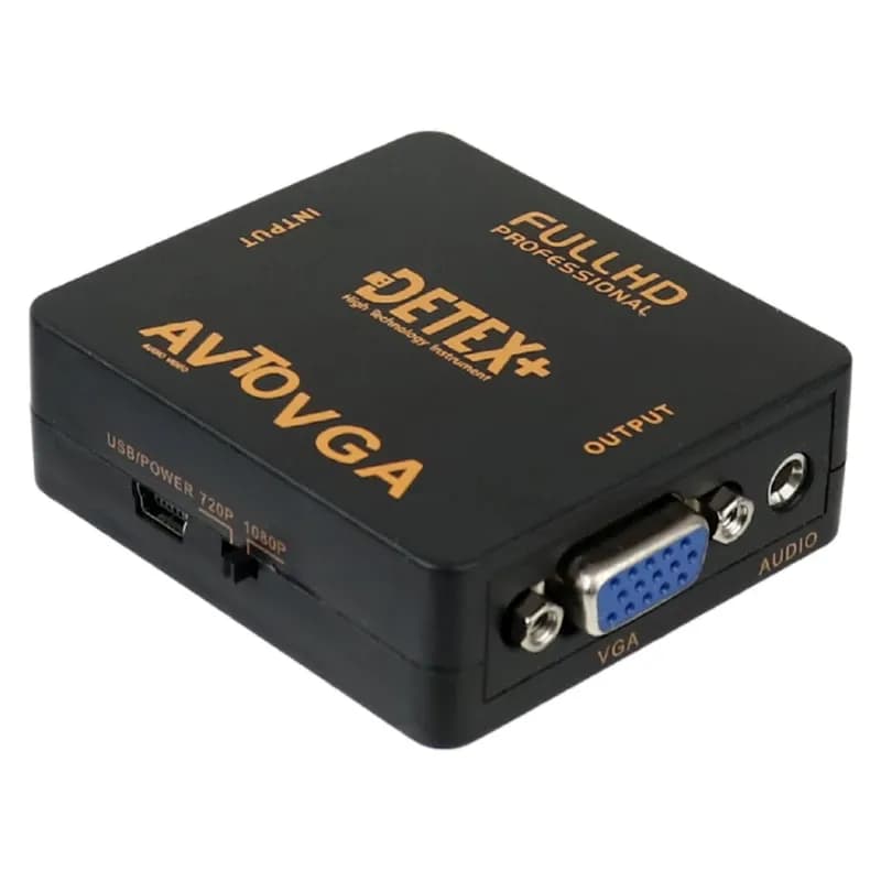 تبدیل AV به VGA دیتکس پلاس Detex+ کد 9883 — تصویر ۵