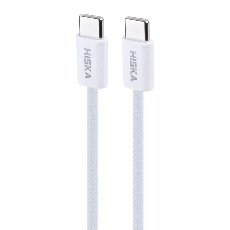 کابل دو سر تایپ سی فست شارژ 60 وات هیسکا LX811CC طول 1 متر کد 9903 — تصویر ۳