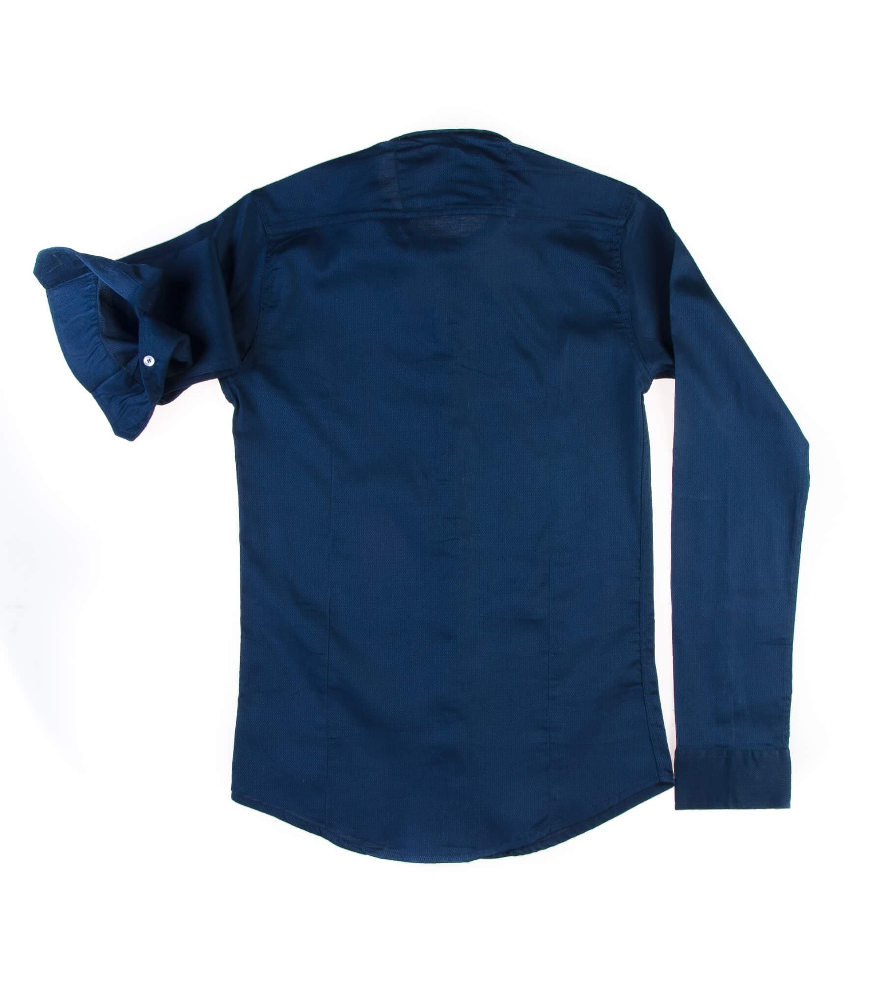 پیراهن ساده مردانه سورمه ای P1012- MASSIMO DUTTI — تصویر ۲