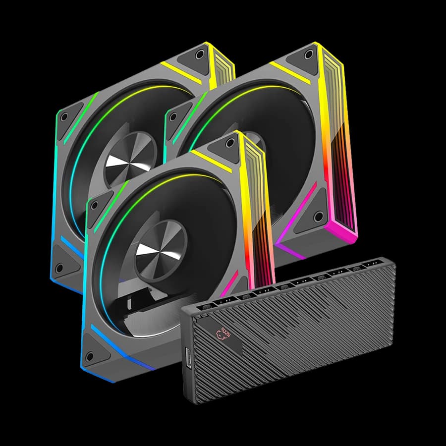 فن کیس تسکو TSCO GFAN 310 Skadi Storm Black بسته 3 عددی — تصویر ۲