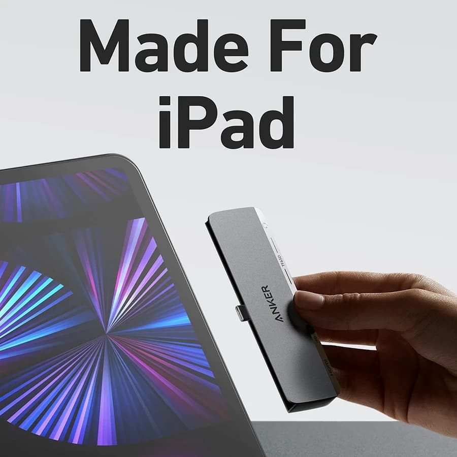 هاب USB-C شش پورت انکر Anker 541 برای iPad — تصویر ۲