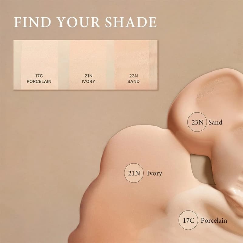 کوشن نقرهای تیرتیر TIRTIR Mask Fit Crystal Mesh Cushion — تصویر ۲