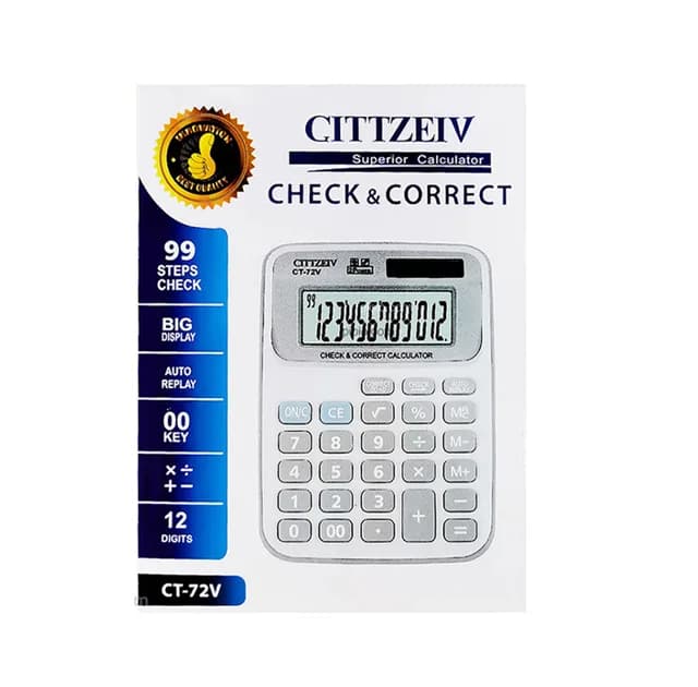 ماشین حساب سیتیزیو مدل CT-72V — تصویر ۲