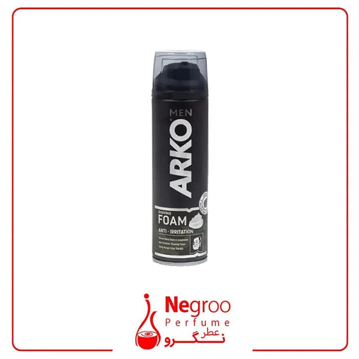 فوم اصلاح آرکو مدل Anti Irritation حجم 200 میل/اورجینال