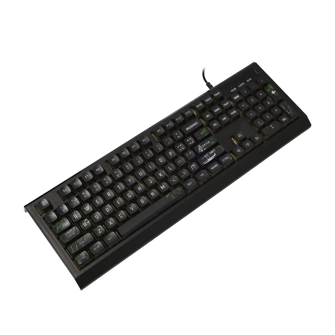 کیبورد باسیم Aiguox مدل GK-808 – مشکی — تصویر ۲