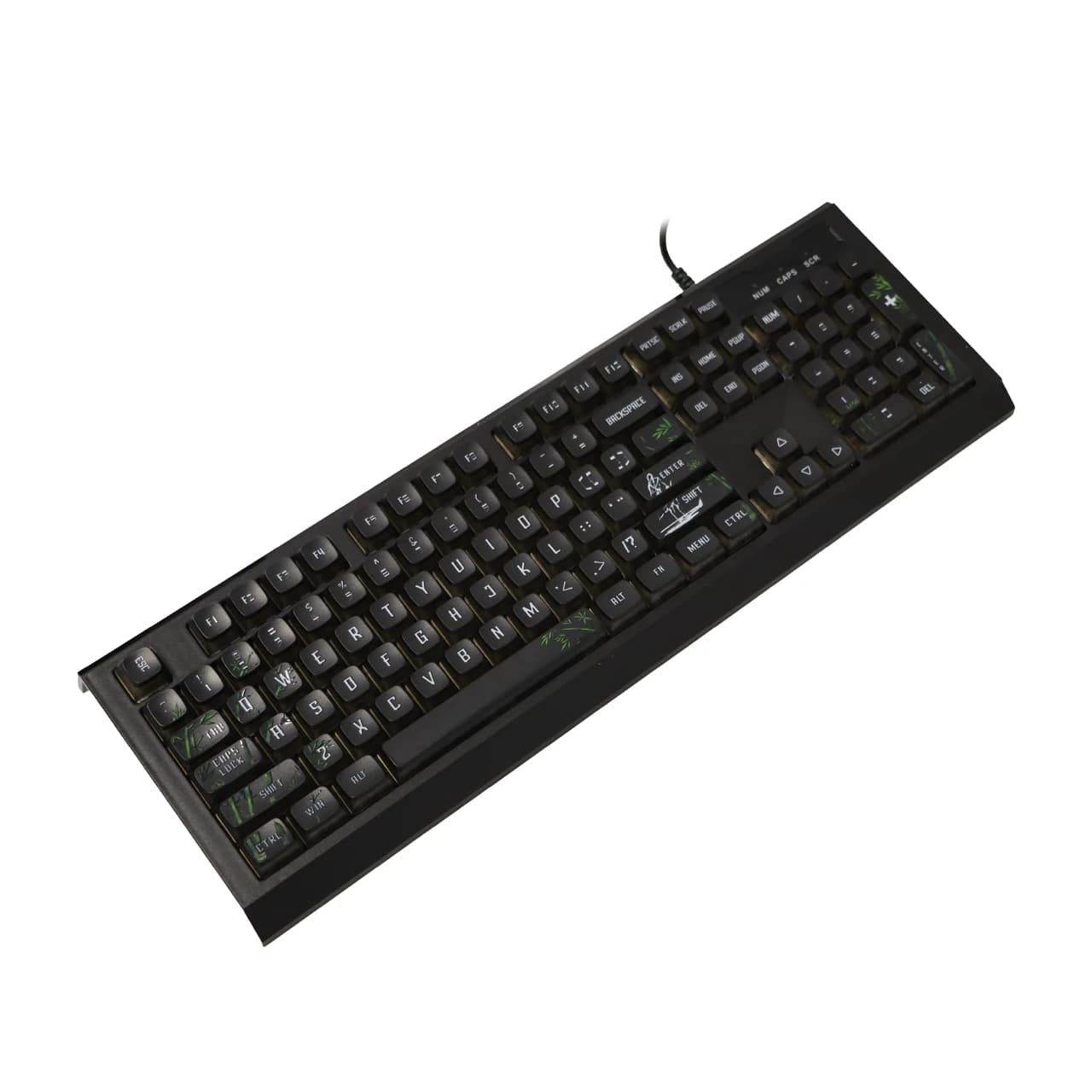 کیبورد باسیم Aiguox مدل GK-808 – مشکی — تصویر ۸
