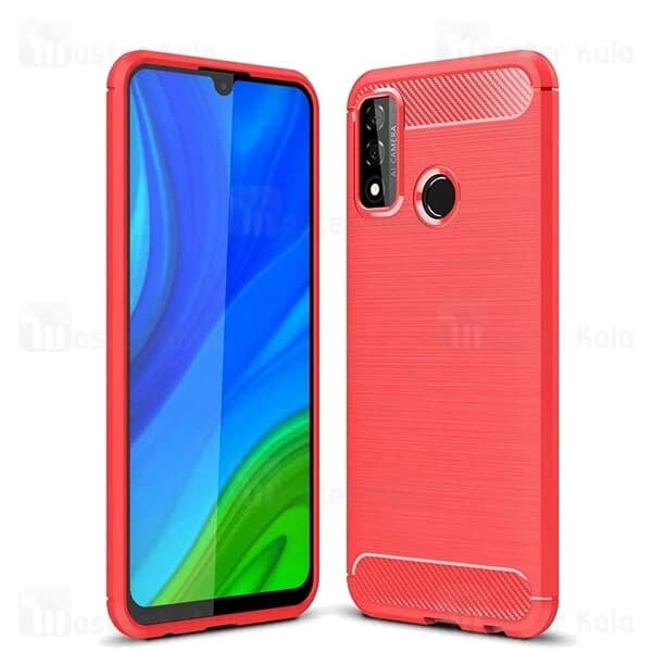 قاب محافظ ژله ای هواوی Huawei P Smart 2020 Rugged Armor Fiber Carbon — تصویر ۲