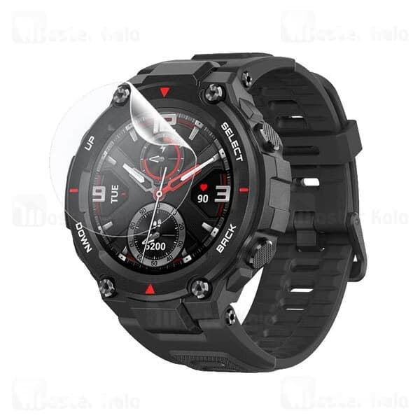 پک 2تایی محافظ نانو ساعت هوشمند شیائومی Xiaomi Amazfit T-Rex / T-Rex Pro TPU Screen Protector — تصویر ۶