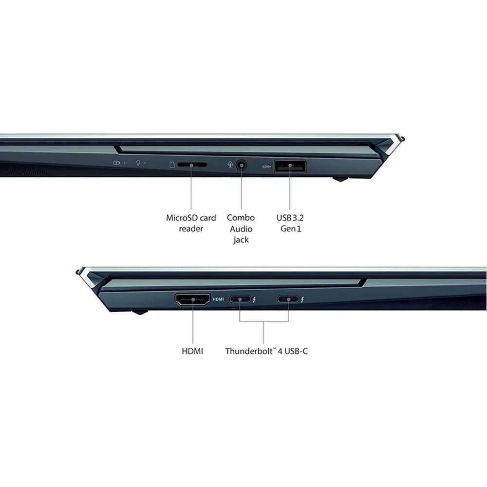 لپتاپ ایسوس مدل ZenBook UX482EG | پردازنده Core i7 – رم 16 – حافظه داخلی 512 و کارت گرافیک NVIDIA MX450 2G — تصویر ۶