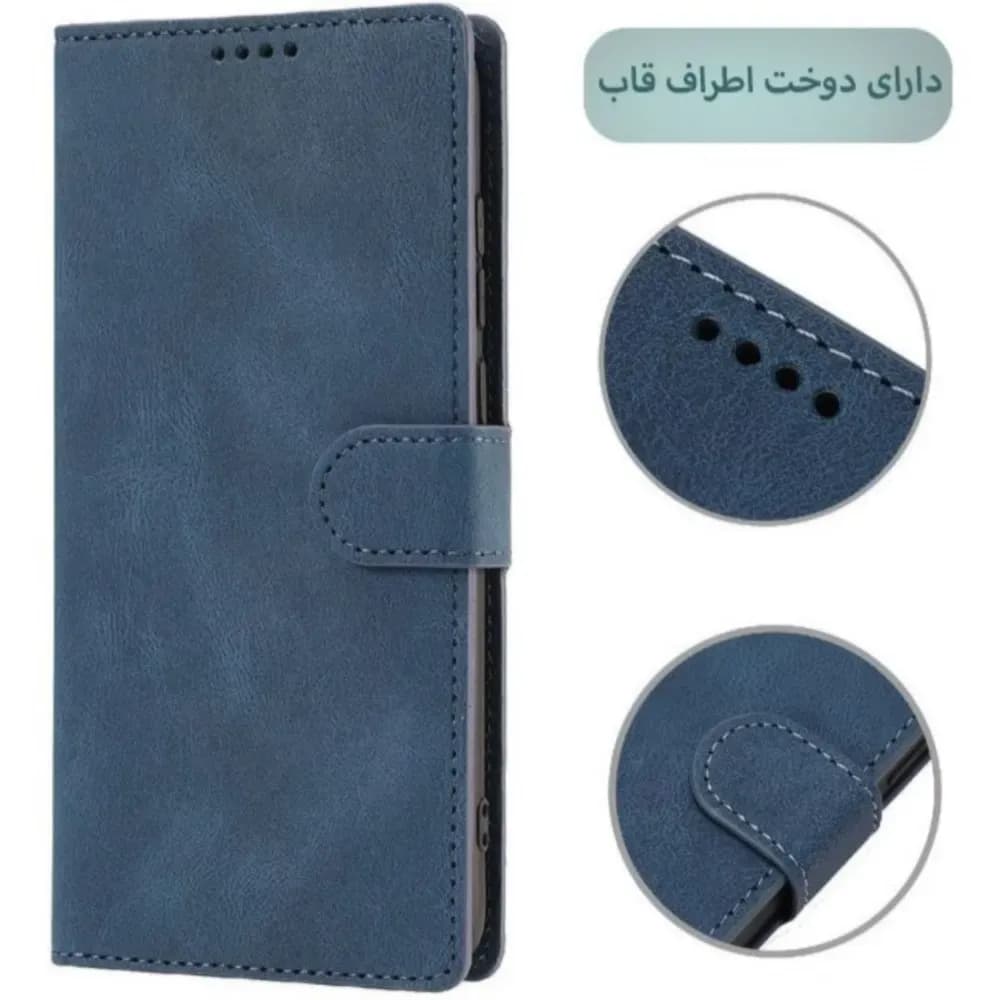 کیف کلاسوری مدل چرمی مناسب برای گوشی موبایل REDMI 13 C — تصویر ۷