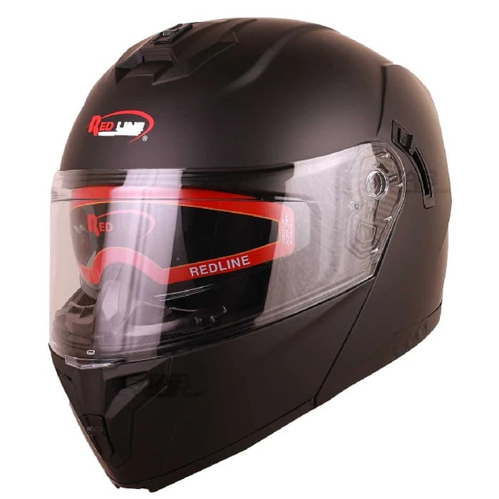 کلاه کاسکت فک متحرک ردلاین مدل 1-938 MATT BLACK