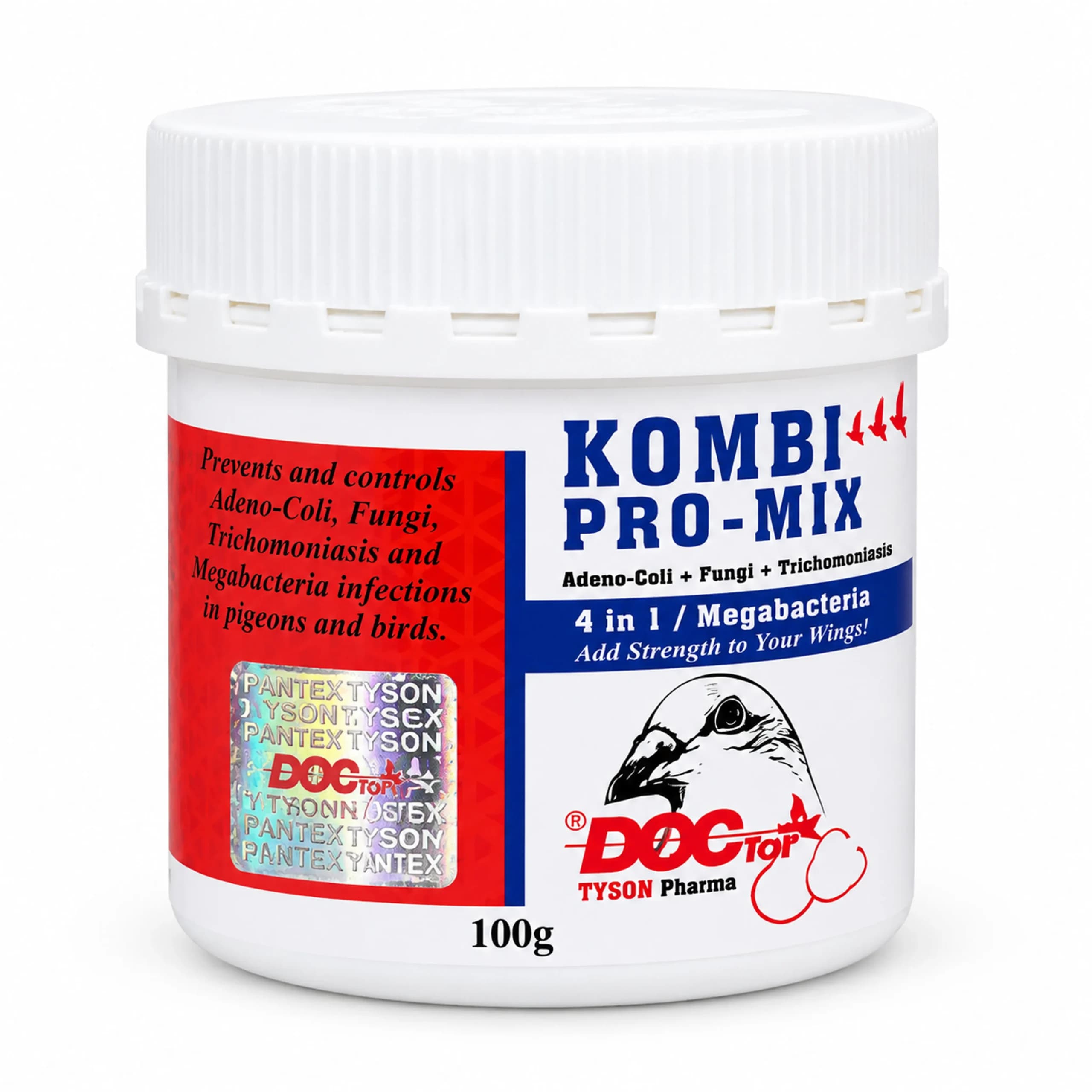کومبی پرو میکس | درمان آدنو، قارچ و تریکومونیاز کبوتر | Kombi Pro-Mix 100g