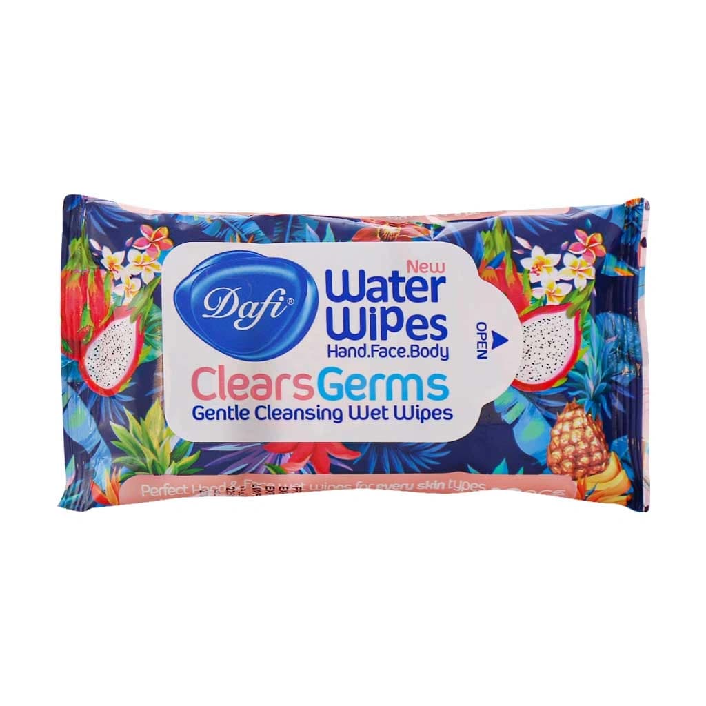 دستمال مرطوب پاک کننده دست و صورت دافی 12 عدد (Dafi Hand And Face Wet Wipes)