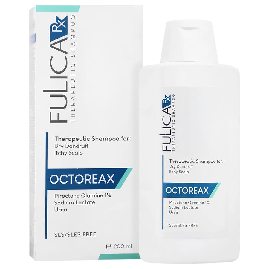شامپو ضد شوره مناسب پوست سر چرب کلیم پیروکس 200ml فولیکا آر ایکس Fulica RX — تصویر ۳