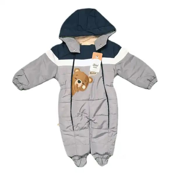 کاپشن سرهمی طرح خرس برند زی زی کیدز zizi kids — تصویر ۳