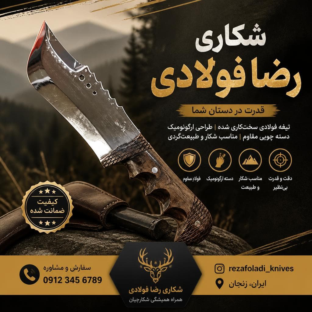 شکاری رضا فولادی