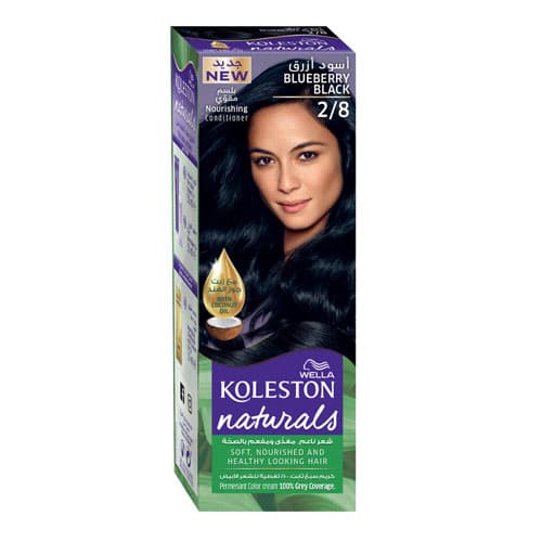 کیت رنگ مو ولا بلک بری تیره سری naturals کد رنگ 2.8
