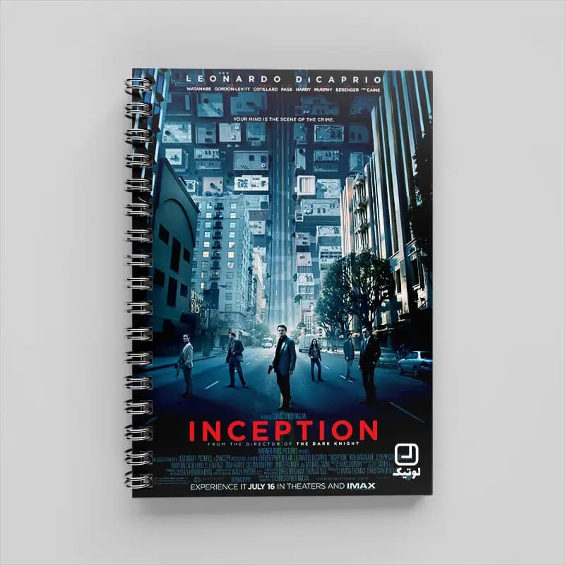 دفتر 80 برگ سینمایی طرح اینسپشن Inception – کد DC270