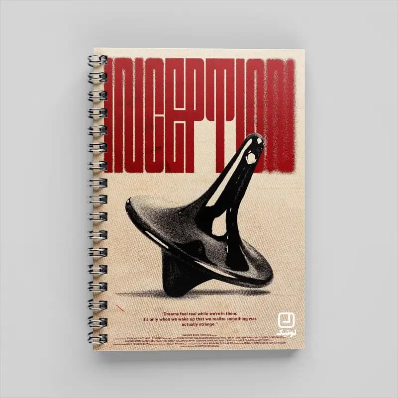دفتر 80 برگ سینمایی طرح Inception – کد DC268